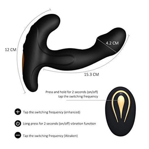 12 Powerful Speed Vibration Rechargeable Stimulator Massaging Toys for Men Self Pleasure Adults Toys,T-Shirt