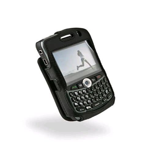 BlackBerry Curve 8300/ 8310/ 8320/ 8330 Lambskin Leather Case Premium - [Retail Packaged]