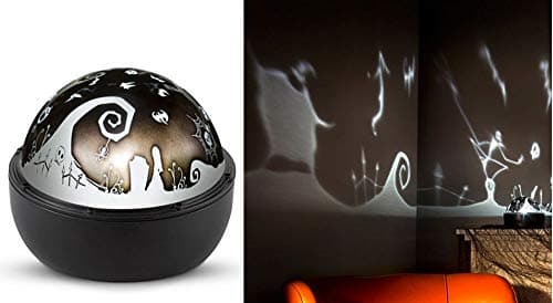 Jack Skellington Nightmare Before Christmas LED Rotating Shadow Projection Light for Halloween and Christmas