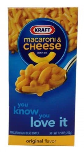 KRAFT MACARONI & CHEESE OIGINAL FLAVOR 206 G. (PACK 3)