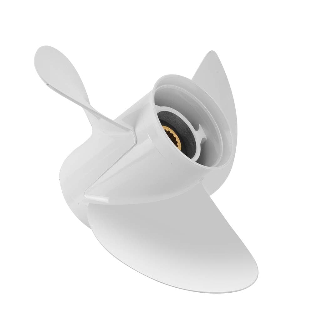 VIF Jason Marine 13 1/4x17-K Aluminum Boat Propeller Compatible with Yamaha Outboard Motos 60/70/75/80/85/90/115/130HP,OEM Parts No.6E5-45945-01-EL,15 Tooth, Rh