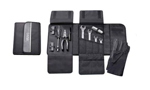 BMW Genuine Driver Utility Set Hand Tools+Gloves+Bag Kit 82292151462