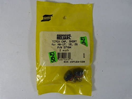 Heliarc 57Y04 Short Welding Torch Cap Bag of 2