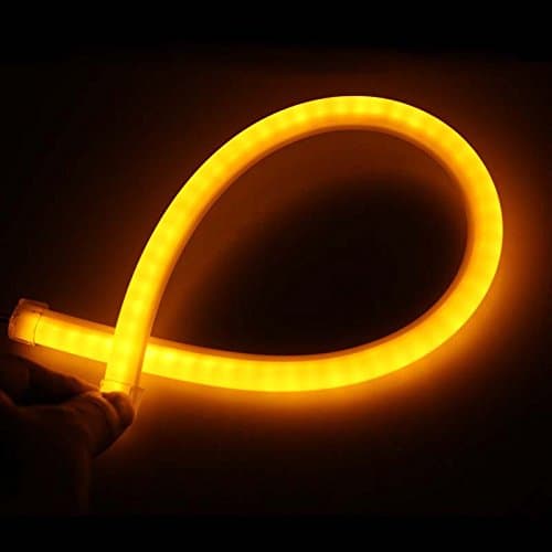 SOROPIN 2 x 60cm Auto Flexi Tube DRL,LED Daytime Running Light,Flexible Soft Tube Guide Light,LED Strip Turn Signal Light,DC12V