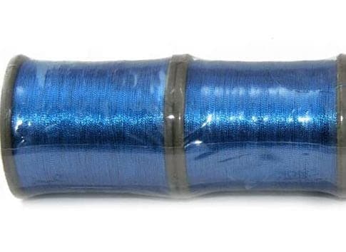 Bhavya Enterprises Zari roll (Metallic Yarn) Thread for Embroidery Work, Beading, Jewellery Making and Crafts (Blue, 2)