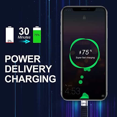 Rixmie Short USB-C Cable [5 inch], 100W PD Fast Charging, 20Gbps Data Transfer, USB C to USB C Short Cable, Thunderbolt 3 for iPhone 17, MacBook, Android Auto, External SSD and More Type-C Devices