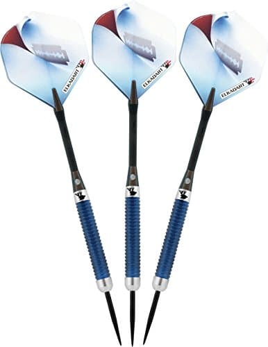Elkadart Razor 80% Tungsten Steel Tip Darts with Storage/Travel Case, 21 Grams
