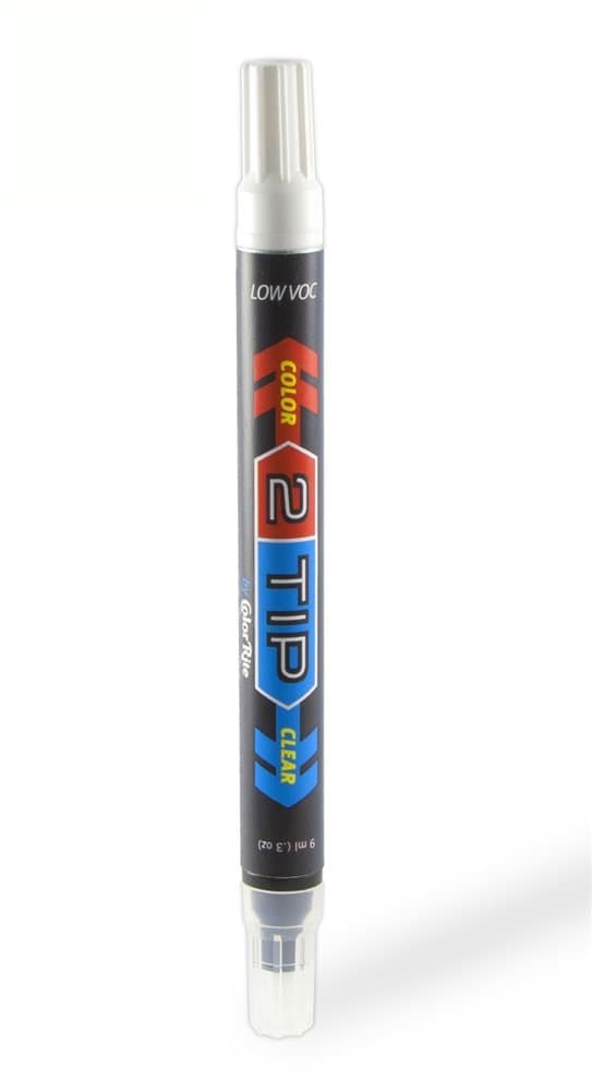 ColorRite 2Tip for Jeep All Automotive Touch-up Paint - Bright White Clearcoat W7/GW7 - Color-and-Clearcoat Package