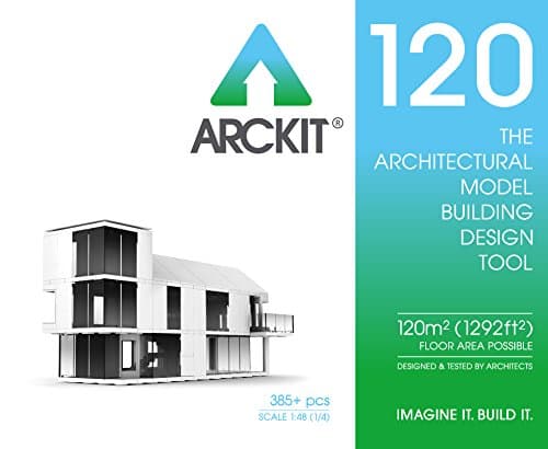 Arckit 120 Architectural Model Building Kit, 1/4 Scale, 'O' Scale Construction Set
