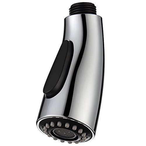 SonTiy Pull Out Faucet Head Replacement Part G1/2 Threads Spray Head 2 Function Nozzle Head for Pull Down Kitchen Faucet Chrome finish