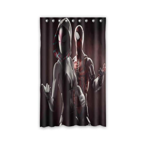 New Custom Civil War Spiderman Window Curtains/drape/panels/treatment Polyester Fabric Office/Home/Bedroom Decor 52"x 84"