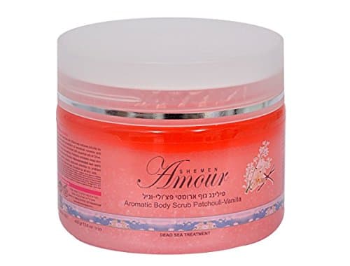 Dead Sea Minerals - Aromatic Body Scrub for Softer, Smoother Skin Patchouli Vanilla (2-Pack)