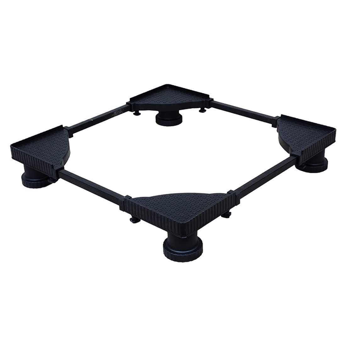 Heavy Duty Adjustable Size Stand | High Height Premium Metal Stand for Washing Machine (Front & Top Load), Fridge, Dishwasher | 500 Kg Load Capacity