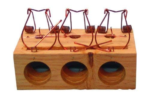 Garhe - Wooden Mouse Trap, 3 Holes