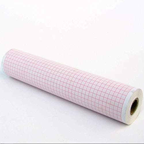 4 Rolls 210mm*20m ECG Print Paper Thermal Recording Chart Papers for 12-Channel ECG/EKG Electrocardiogram Fit ECG1200G/1200F