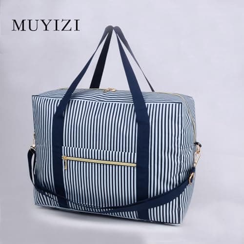 Foldable Travel Bag Water Resistant Travel Duffle Bag with Lining and Shoulder Strap UPGRADE One Size