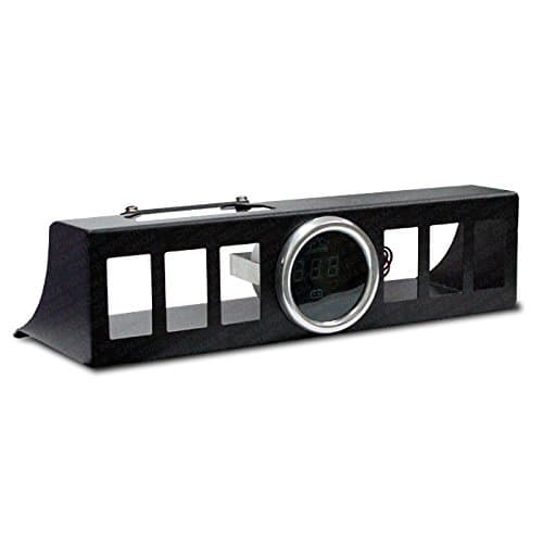 CH4x4 Rocker switch panel bracket with digital voltmeter for Jeep Wrangler JK 2010-2015