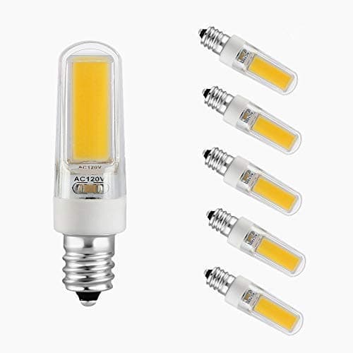 E14 Base LED Light Bulb 3W (25W Halogen Equivalent), 270LM, Warm White (3000K), E14 Dimmable Bulbs for Home Lighting,Halogen Lights AC110V 6-Pack