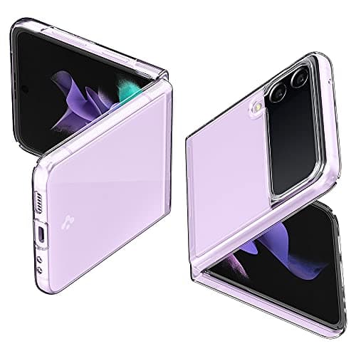 Spigen Air Skin for Samsung Galaxy Z Flip 3 Case, Transparent Galaxy Z Flip3 5G Back Cover (2021) - Poly Carbonate|Crystal Clear