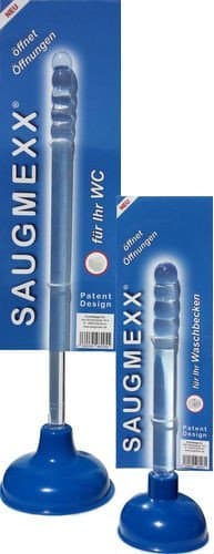 Saugmexx Pömpel Plunger Plunger Drain Cleaner Set for Toilet and Wash Corners