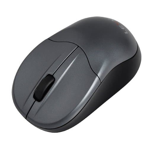 Lexma 2.4GHZ Cordless Mouse - Grey (M240R-GRAY)