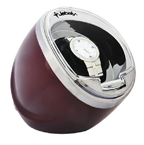 Time Tutelary Black Automatic Single Kinetic Watch Winder New Ja004-red