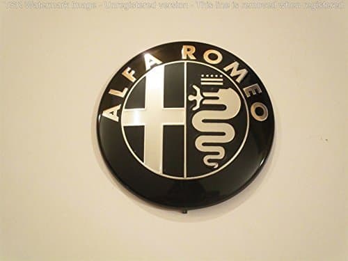 Front grill badge or tailgate boot badge logo for Giulietta Mito 159 147 GT Black Silver