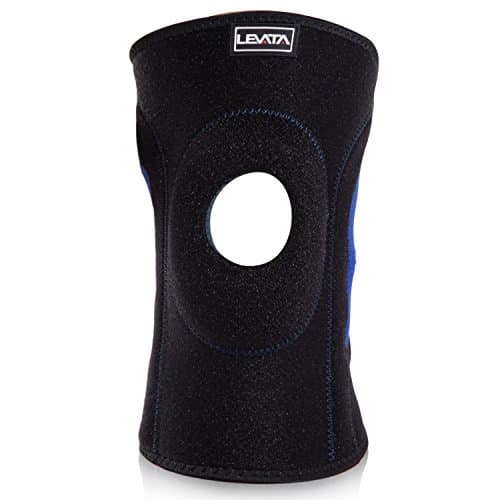 Levata Knee Braces with Adjustable Strap, Open-Patella Design, Extra-thick, Ideal for Protection and Recovery of Injury, Meniscus Tear, Arthritis, Torn Ligament,  ACL, MCL, LCL and PCL.