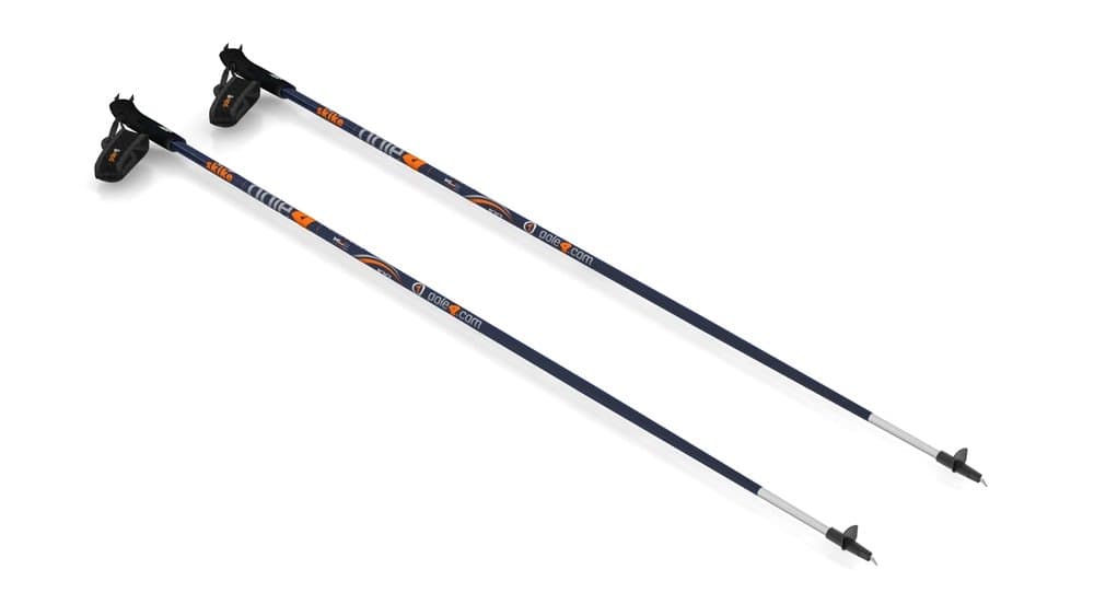 skike One4ONE XLW Extra Light 100% Carbon Complete Poles (PAIR), Fits for Body Height 170-210 cm (5'6" - 6"3")