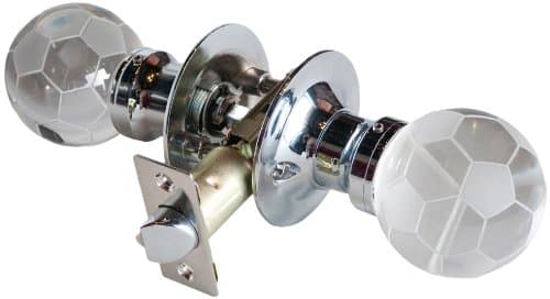 Krystal Touch of New York 3616CPA Soccer Ball Passive Doorknob, 2.5-Inch, Chrome