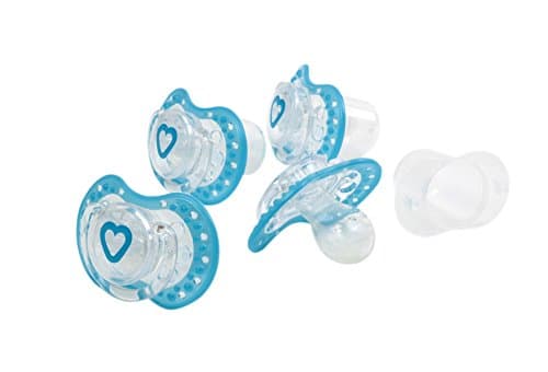 Haberman Lovi Soother (6-18 Months, Pack of 4, Blue)