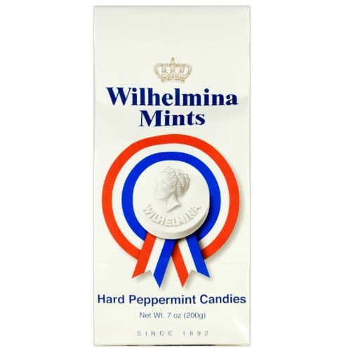 12 Pack - Fortuin Wilhelmina Pepermunt in Zak (Hard Peppermint candies net wt in7oz 200gr Bag)