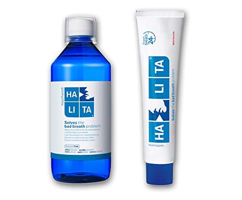 Halita Set for Bed Mouth Problem - Halita mouthwash 500ml + Halita Toothpaste 75ml