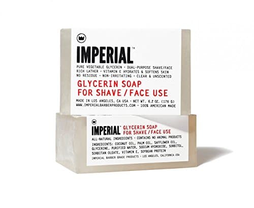 Imperial Barber Products: Glycerin Shave/Face Soap (6.2oz/176g)