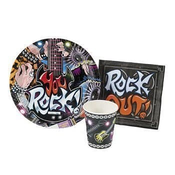 Rock Star Party Tableware Set (32pc)