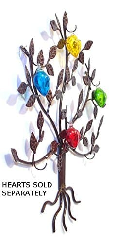 Urbano Sol Tree of Life Wall Art/Brown Leaves/Medium/Handcrafted Metallic Wall Decoration