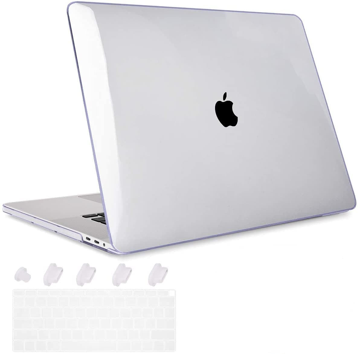 Trustz Plastic Hard Shell Case, Keyboard Plug Compatible with Older Version MacBook Pro Retina 15 inch (Model: A1398, Release 2015 - end 2012) A1398 (Clear)