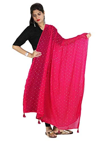 Scarf Chunni Stole Golden Dotted Dupatta Sarong With Tassel Neck Wrap Hijab Veil Shawl For Her
