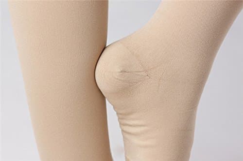 Compression Socks 30-40 mmHg,Knee High,One Size-Ladies Shoe Size 4-10,Men Shoe Size 5-9,Nude; Close Toe