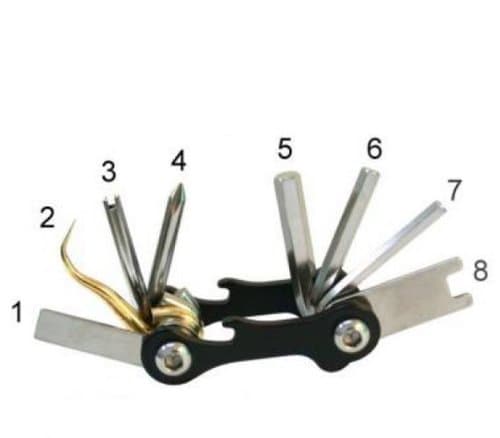 Storm Eight in One Scuba Divers Multi-Function Dive Tool