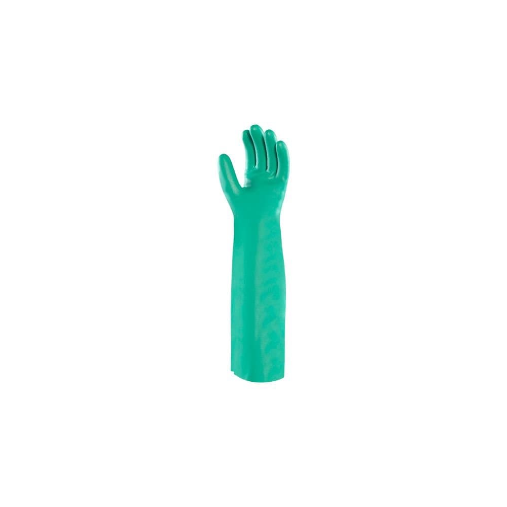 Ansell 37-185/9 Sol-Vex Nitrile Green Large Gloves - Pair