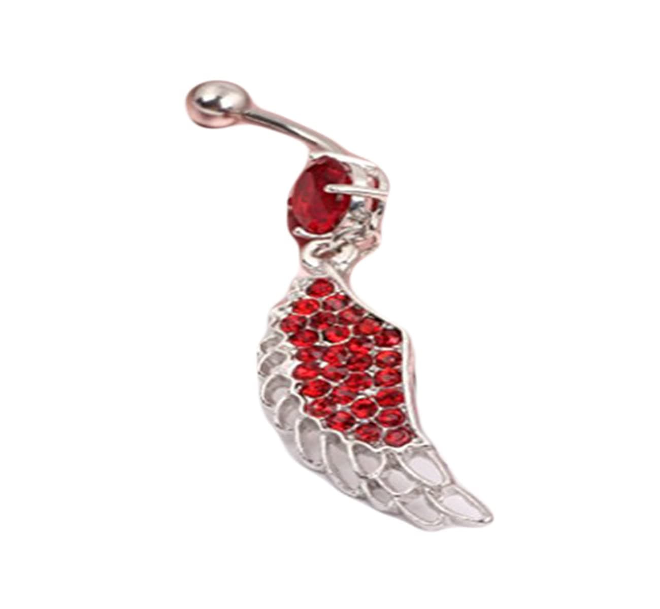 Meteor Shower Belly piercing wings, body piercing belly button, belly dance accessories,