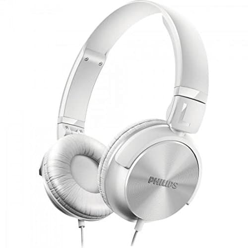 Philips SHL3060WT/00 On-Ear Headphones with 32 mm Drivers and Closed-Back - White