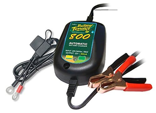 Battery Tender Plus Battery Charger and Maintainer - 800 Milliamp, 12V - Waterproof Smart Charger, Fully Charge and Maintain Car and Motorcycle Battery - 022-0150-DL-UK