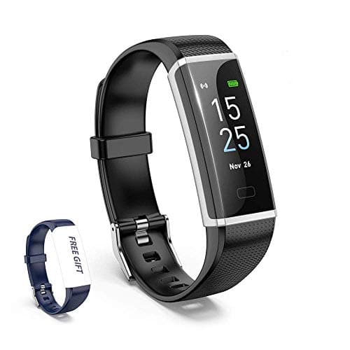 EMISK Fitness Tracker for Women/Men, Activity Tracker Watch with Heart Rate Monitor, IP67 Waterproof Smart Fitness Band with Sleep Monitor for Kids, Pedometer for Walking, Running and Hiking