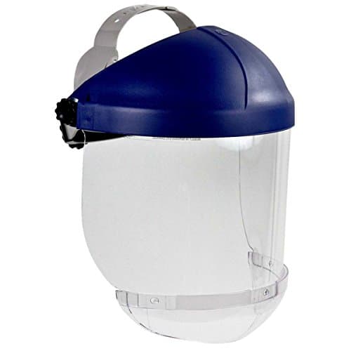 3M Ratchet Headgear H8A, Head and Face Protection, with 3M Clear Polycarbonate Faceshield WP96 (Pack of 1)