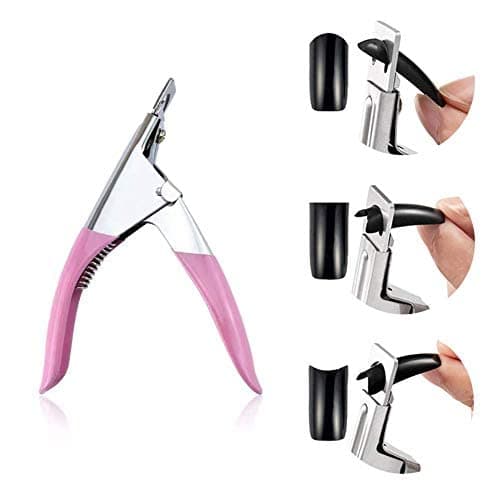 Nail Tip Clipper Edge Cutter Adjustable Stainless Steel False Artificial Acrylic Fake Trimmer Manicure Pedicure Sharp Rustproof Blade Clip Tool For Salon Home Art,Beauty Design DIY