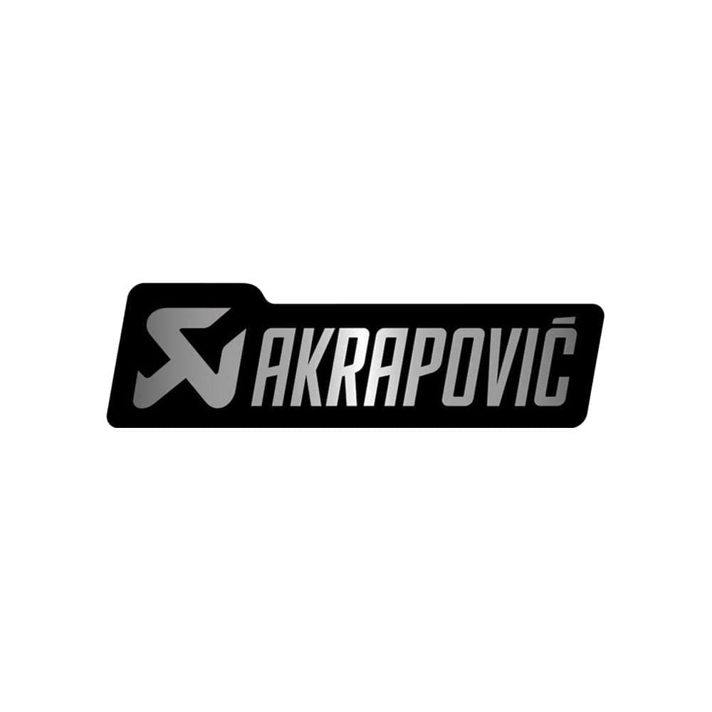 AKRAPOVIC P-HST4ALMONO STICKER MONO AL BLK 135mm X 40mm