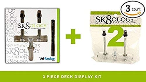 Sk8ology 3 Deck Display Assembled w/drill bit
