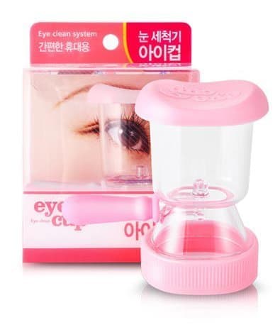 Tritan Copolyester (BPA Free) Eye Clean System with Pressing Pipet Eye Wash (Pink)